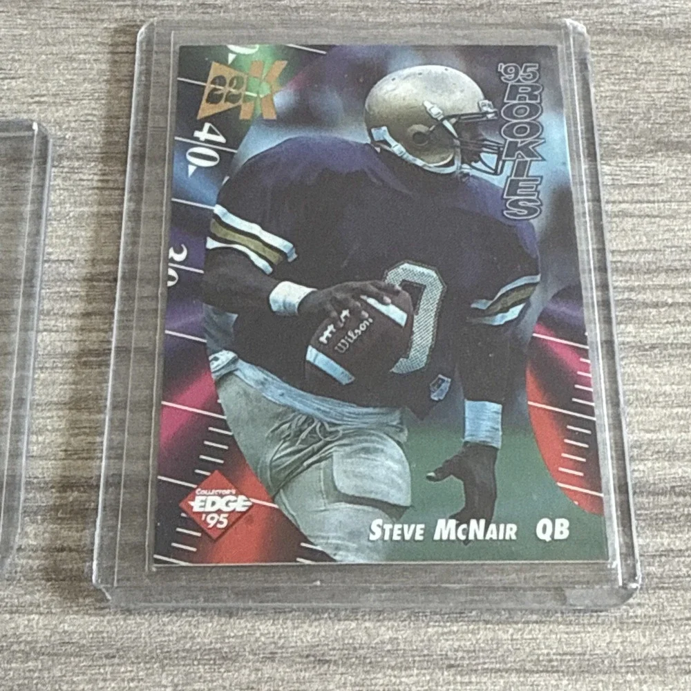 NFL Tennessee Titans Rookie Football Card Lot Steve McNair Eddie George Oilers